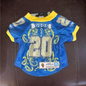 Snoop Doggie Doggs Deluxe Pet Jersey Halftime NWT snoop dog pet line RARE HTF XS